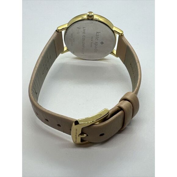 Kate Spade New York Metro 0073 Women\'s Beige Leather Analog Quartz Watch JNA510 main image 8
